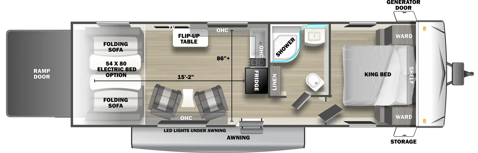 Sandstorm 2750SRX Floorplan